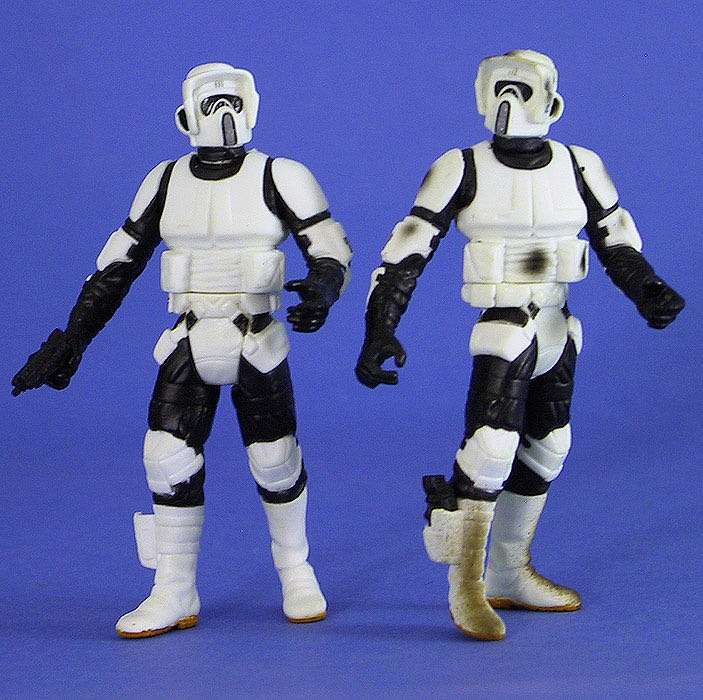 Scout Trooper (Imperial Patrol, Clean) - Hasbro (Star Wars - Power Of The Jedi) action figure collectible [Barcode 076930845868] - Main Image 3