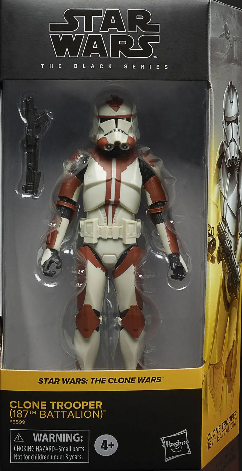 Clone Trooper, 187th Battalion - Disney / Hasbro (Star Wars: The Clone Wars) action figure collectible [Barcode 5010994141691] - Main Image 1