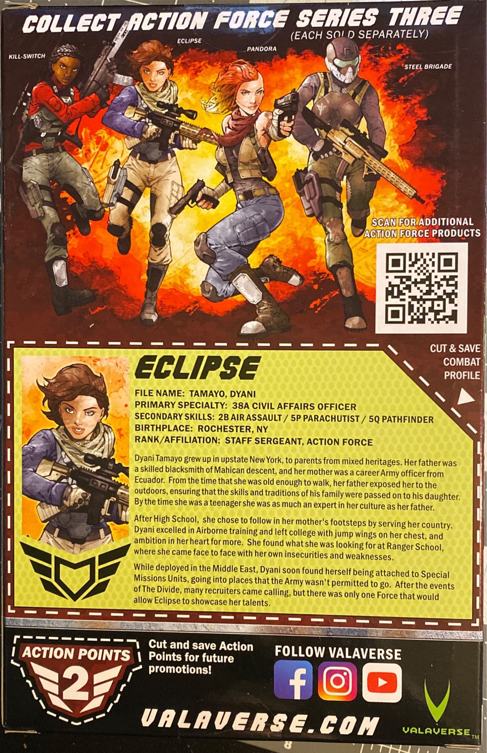 Eclipse - Valaverse (Action Force) action figure collectible [Barcode 601968692308] - Main Image 2