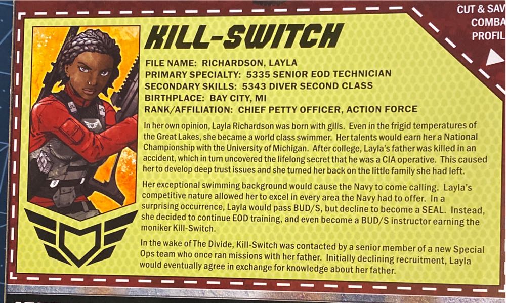 Kill-Switch - Valaverse (Action Force) action figure collectible [Barcode 601968692322] - Main Image 3