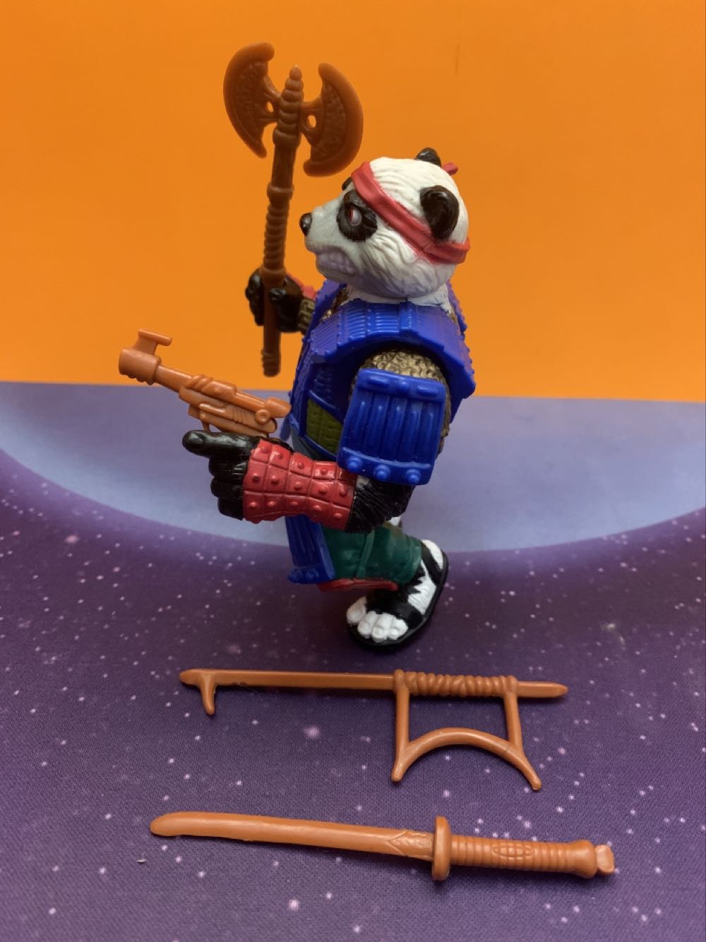 TMNT 1990 - Panda Khan (Complete) - Playmates (Teenage Mutant Ninja Turtles) action figure collectible - Main Image 3