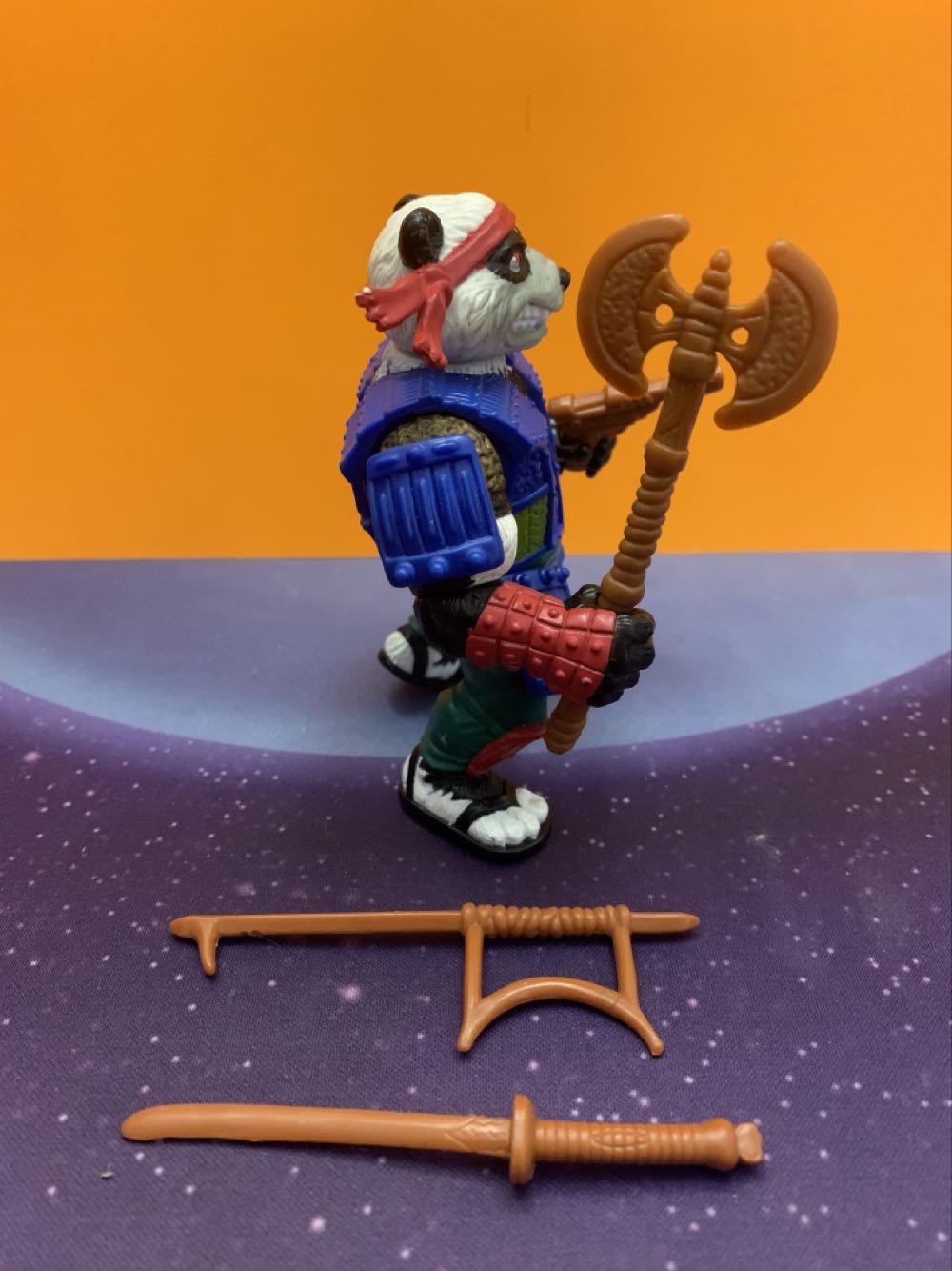 TMNT 1990 - Panda Khan (Complete) - Playmates (Teenage Mutant Ninja Turtles) action figure collectible - Main Image 4