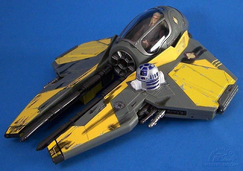 Anakin’s Jedi Starfighter - Hasbro (Star Wars - Revenge Of The Sith) action figure collectible [Barcode 076930852682] - Main Image 4