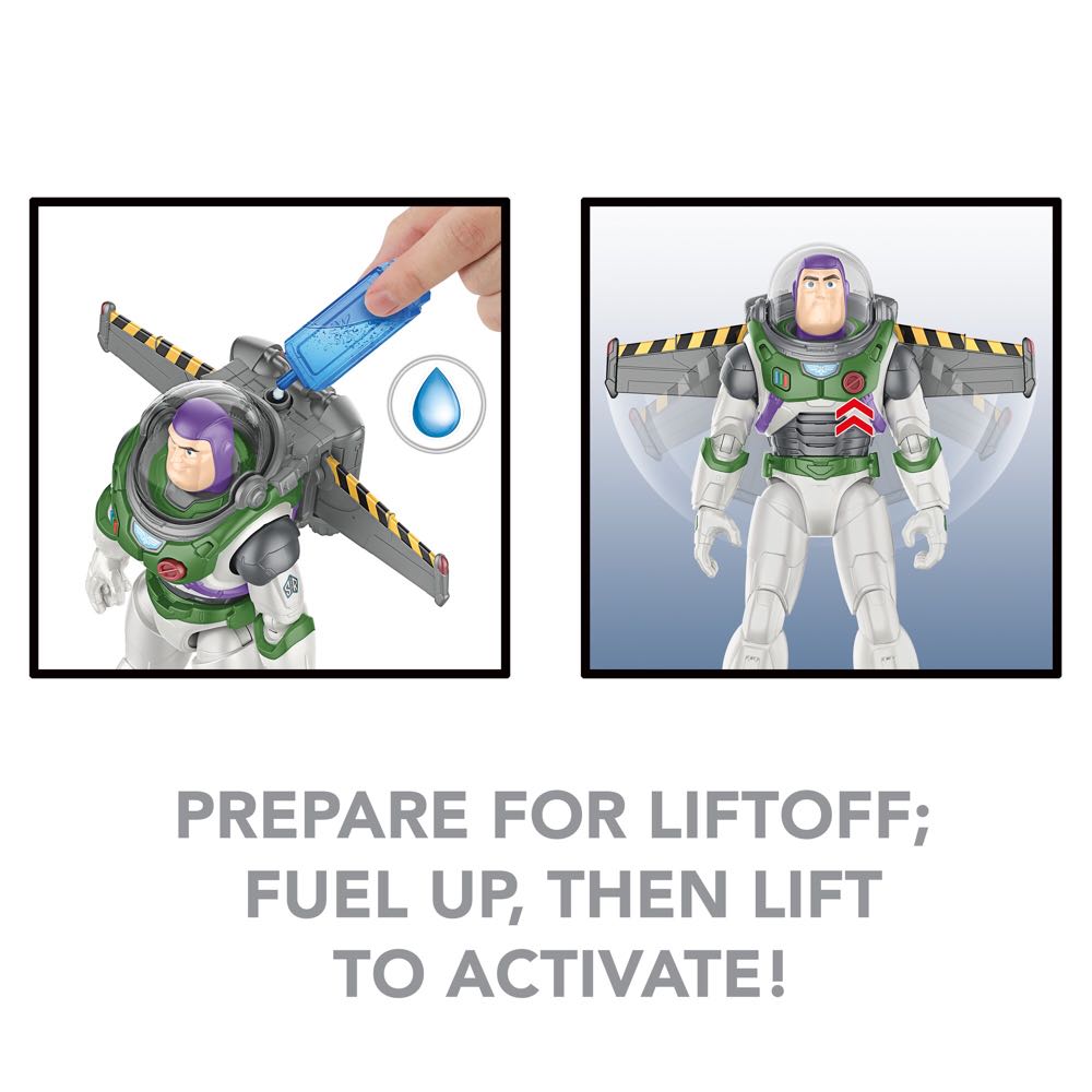 Disney And Pixar Lightyear Toys Buzz Lightyear Action Figure With Liftoff Vapor Trail Sounds And Jetpack With Expanding Wings​​​  action figure collectible [Barcode 194735096459] - Main Image 3