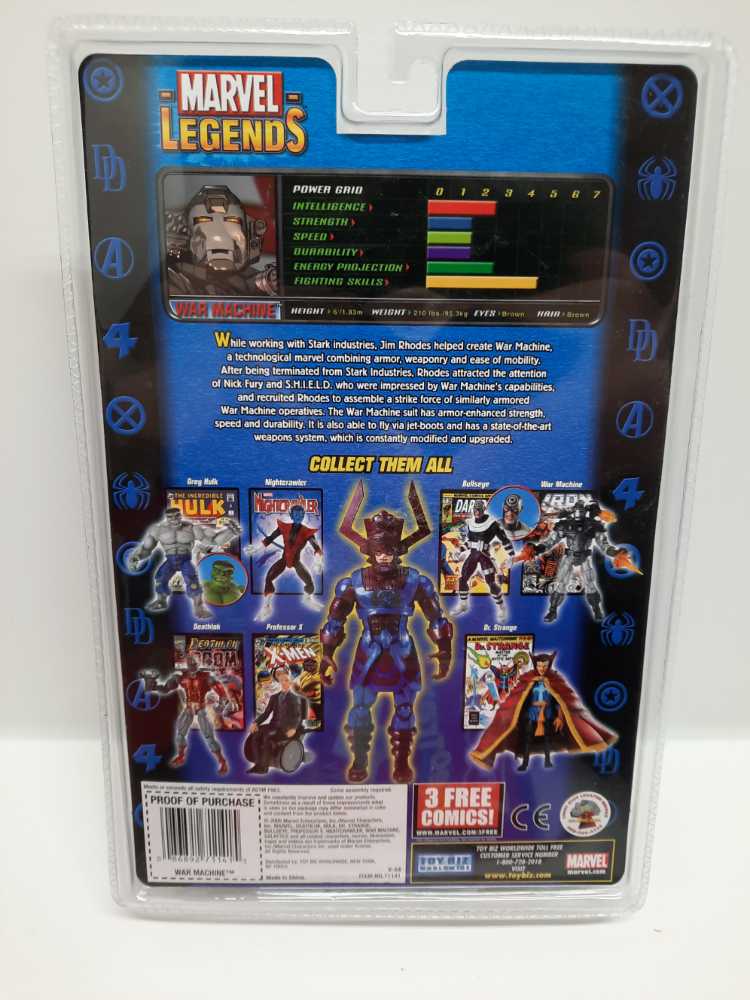 War Machine  (Marvel: Legends: 6”) action figure collectible - Main Image 2