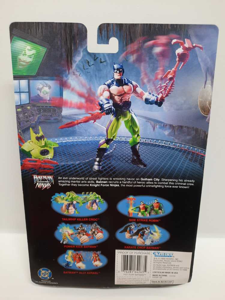 Batman (Fist Fury Batman)  (Batman: Knight Force Ninjas: 6”) action figure collectible [Barcode 076281642635] - Main Image 2