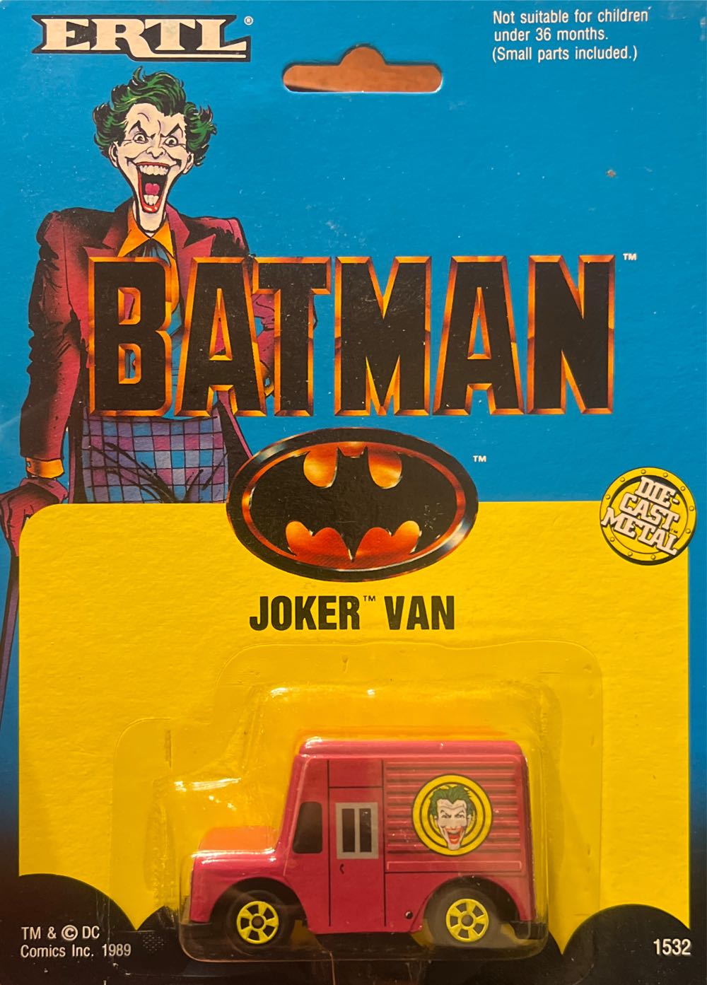 Joker Van 1:64 - Ertl Company, Inc (Batman (1989)) action figure collectible [Barcode 036881015321] - Main Image 2