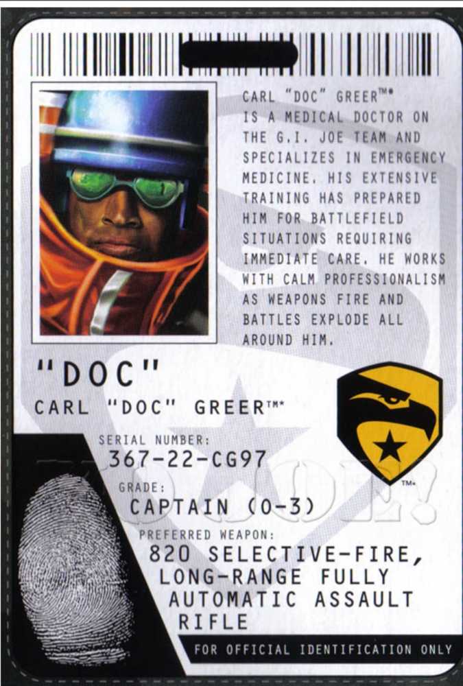 Doc V3 - Hasbro - G.I. Joe (GI Joe Rise of Cobra) action figure collectible - Main Image 3