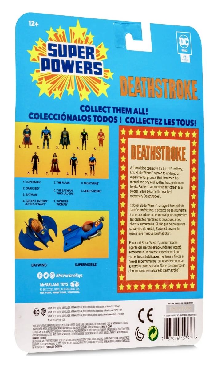 DC Comics Super Powers Series DEATHSTROKE (Slade Wilson) - Mcfarlane (DC Comics) action figure collectible - Main Image 2