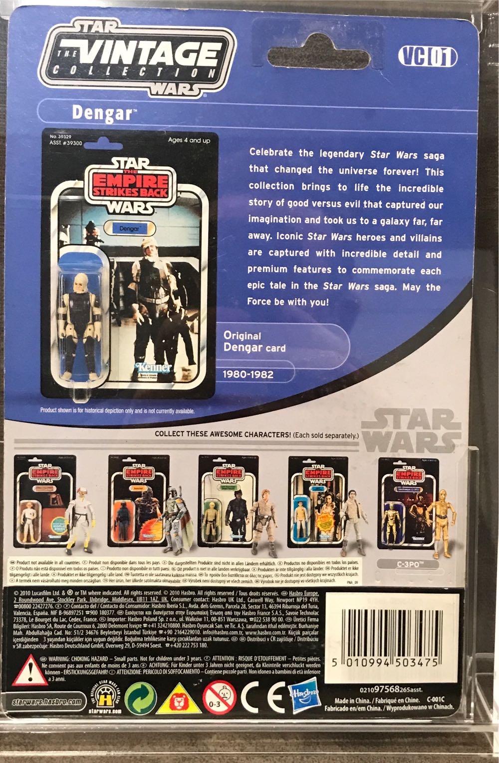 Star Wars VC01 Dengar European  action figure collectible [Barcode 5010994503475] - Main Image 2