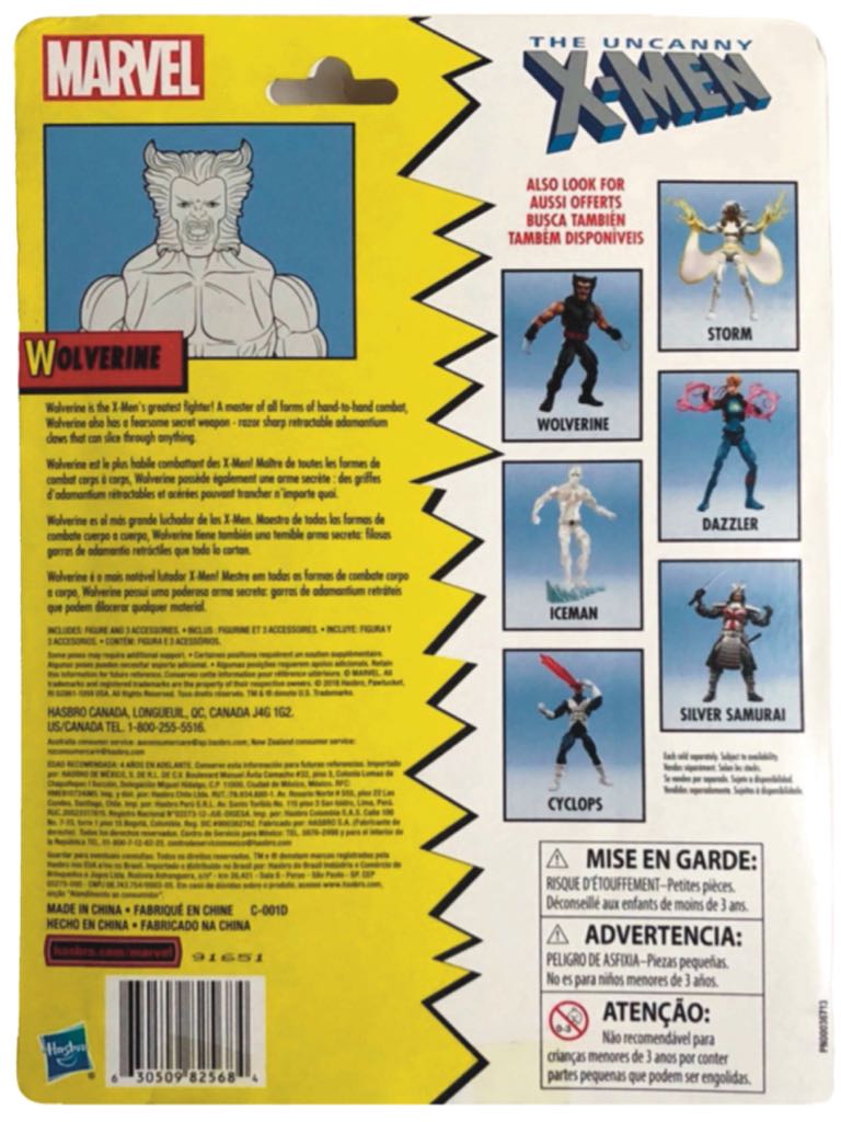 Wolverine - Madripoor - Hasbro (Marvel Legends - Retro Collection) action figure collectible [Barcode 00630509825684] - Main Image 2