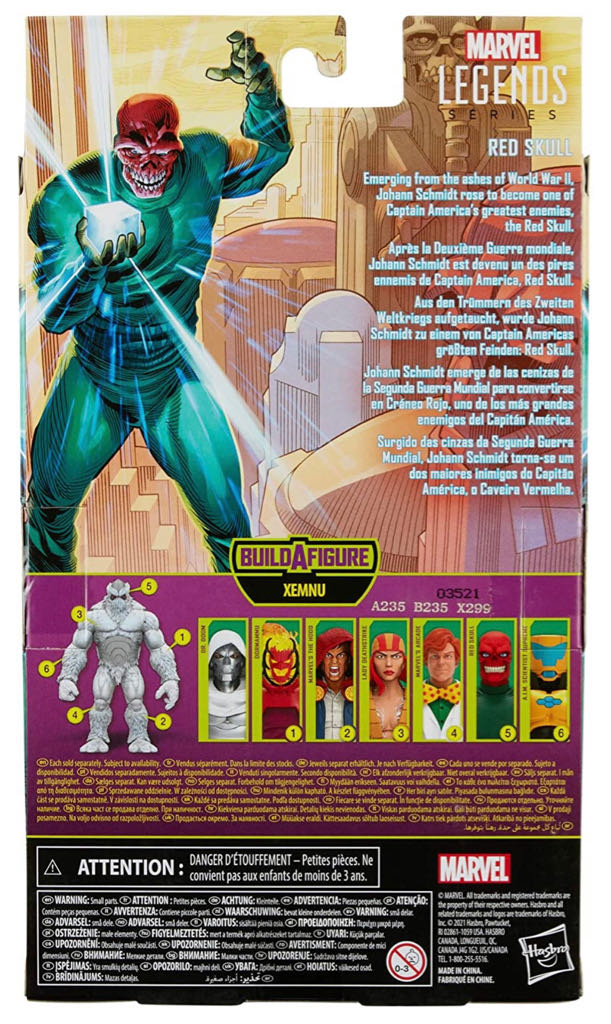 Red Skull - Hasbro (Marvel Legends Super Villains) action figure collectible - Main Image 2