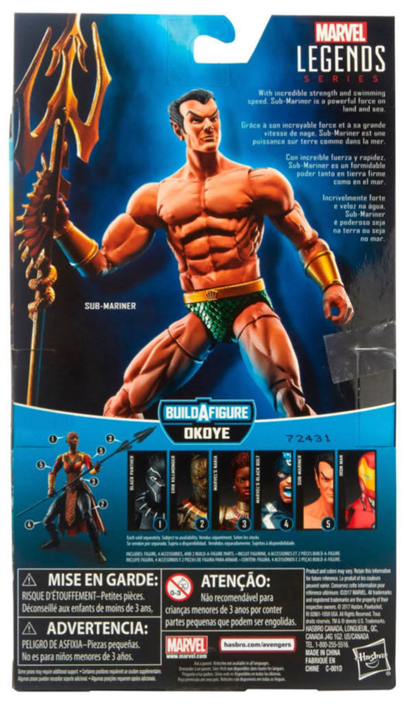 Namor - Hasbro (Marvel Legends) action figure collectible - Main Image 2