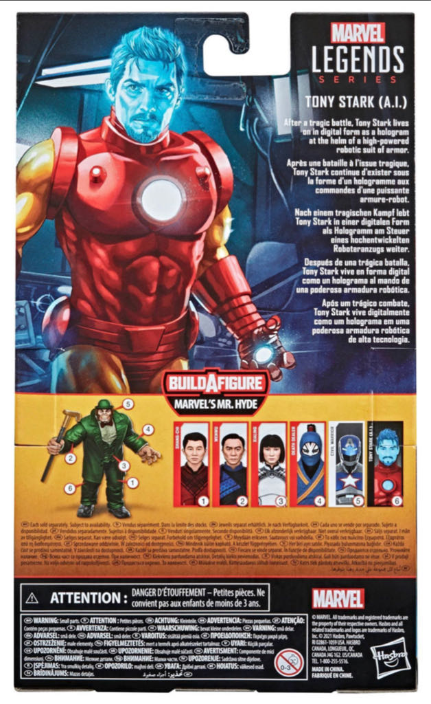 Tony Stark - A.I. - Hasbro (Marvel Legends) action figure collectible - Main Image 2