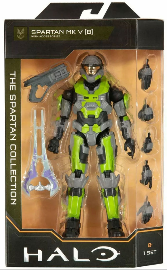 Mark V [B] - Green - Jazwares (Halo: The Spartan Collection) action figure collectible - Main Image 1