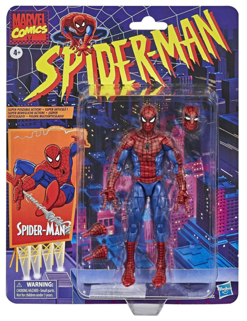 Spider-Man - Retro (Version 2) - Hasbro (Marvel Legends - Retro Collection) action figure collectible - Main Image 1