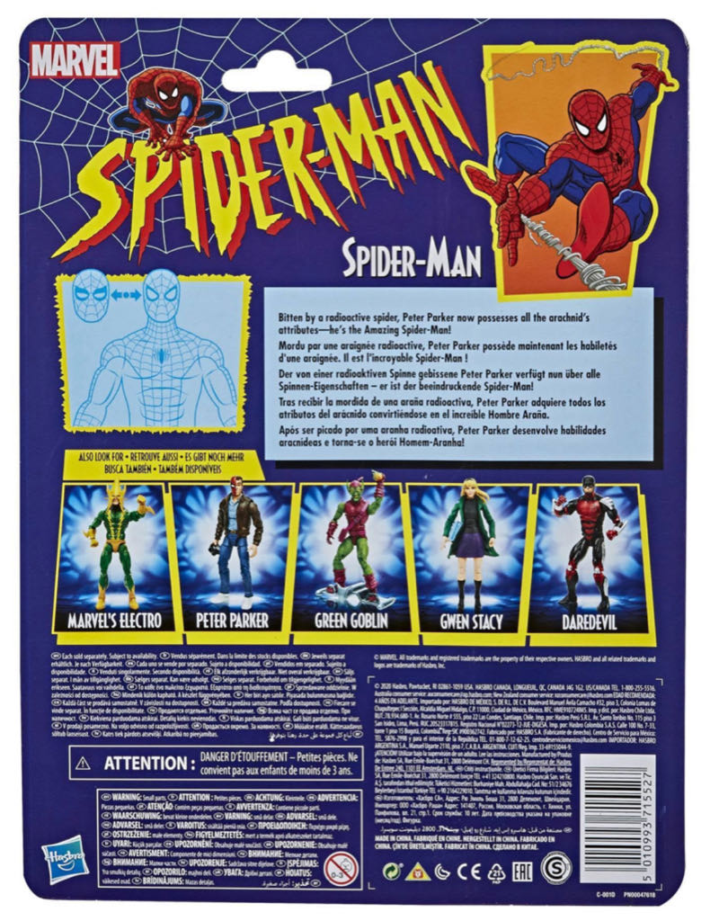 Spider-Man - Retro (Version 2) - Hasbro (Marvel Legends - Retro Collection) action figure collectible - Main Image 2