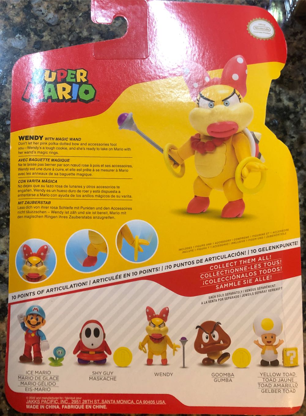 Wendy Koopa - Jakks Pacific (Super Mario) action figure collectible [Barcode 192995415430] - Main Image 2