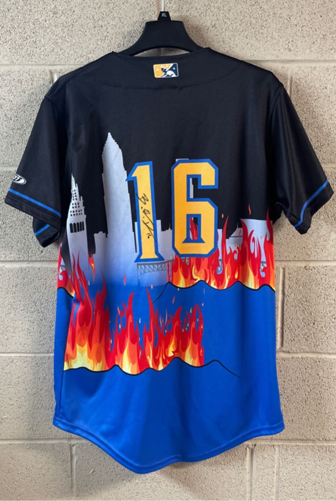 Burning River - Signed  (Lake County Captains) action figure collectible - Main Image 2