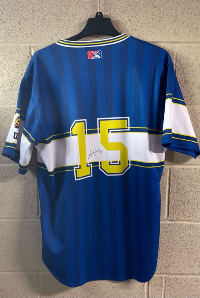 Cleveland Force - Blue - Signed  (Akron Aeros/Rubberducks) action figure collectible - Main Image 2