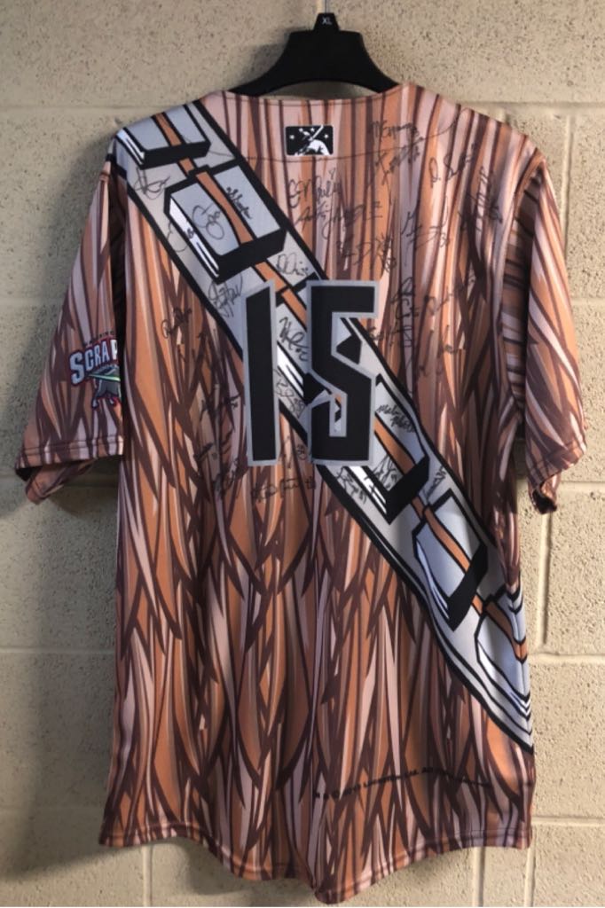 Star Wars Chewbacca - Signed  (Mahoning Valley Scrappers) action figure collectible - Main Image 2