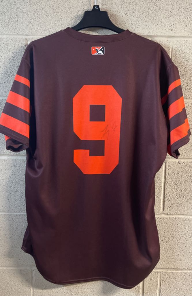 Cleveland Browns - Brown - Signed  (Akron Aeros/Rubberducks) action figure collectible - Main Image 2