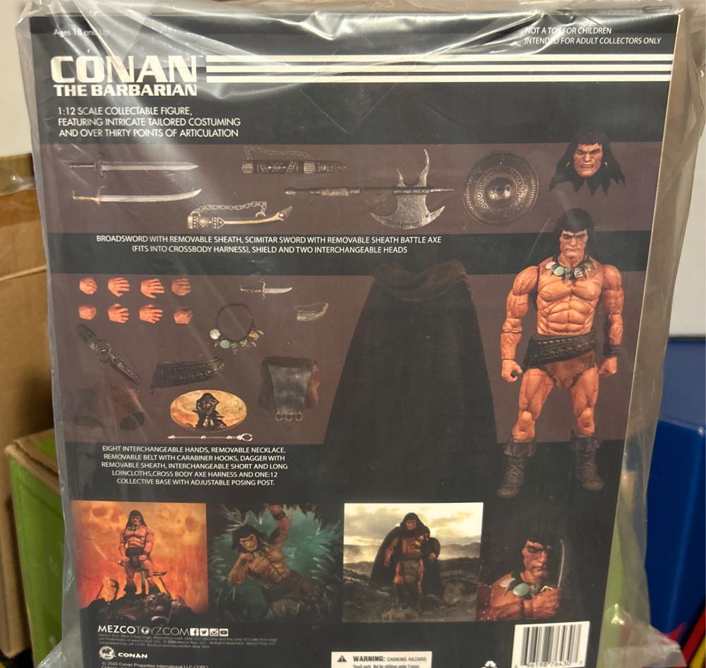 One:12 Collective/ Conan The Barbarian - Mezco action figure collectible [Barcode 696198764307] - Main Image 3