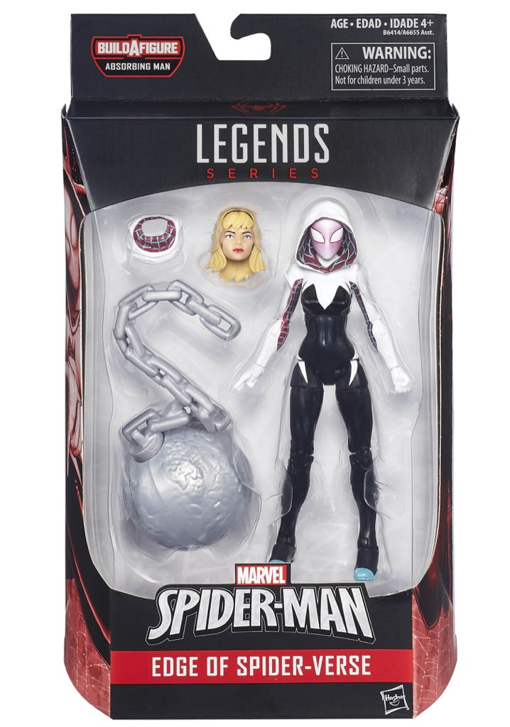 Spider-Gwen - Hasbro (Spider-Man: Edge of the Spider-Verse) action figure collectible [Barcode 630509397372] - Main Image 1