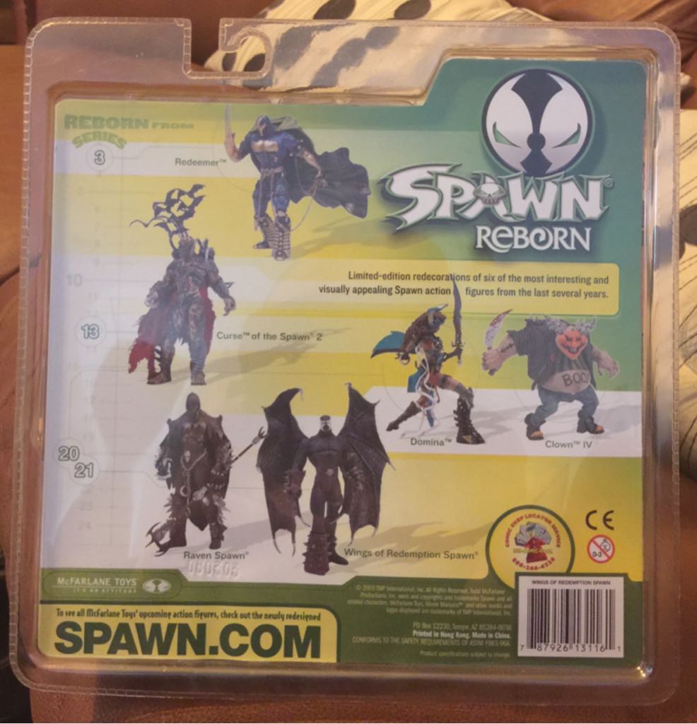 Spawn: Wings Of Redemption Spawn - McFarlane Toys action figure collectible [Barcode 787926131161] - Main Image 2