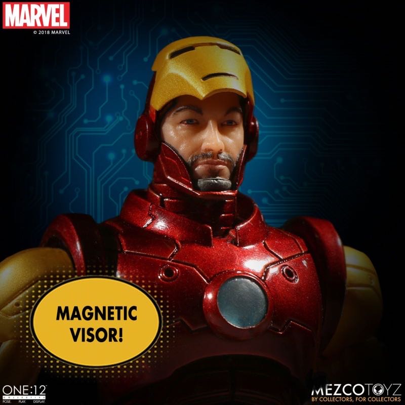 Mezco Marvel Iron Man - Mezco (Mezco One 12) action figure collectible [Barcode 696198764901] - Main Image 4