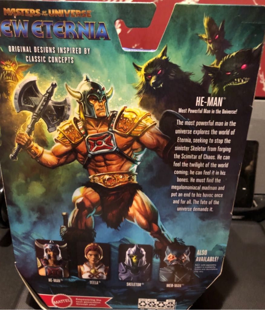 He-Man (New Eternia) - Mattel (Masters of the Universe - Masterverse) action figure collectible [Barcode 194735030194] - Main Image 2