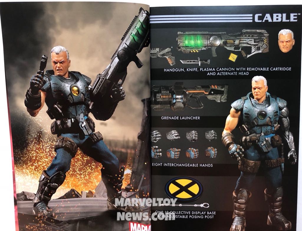 Mezco Marvel X-men Cable - Mezco (X-Men) action figure collectible [Barcode 696198768602] - Main Image 2