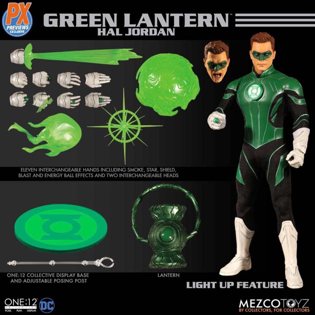 Mezco Dc Green Lantern John Stuart - Mezco Toyz (One:12 Collective) action figure collectible [Barcode 696198770308] - Main Image 2