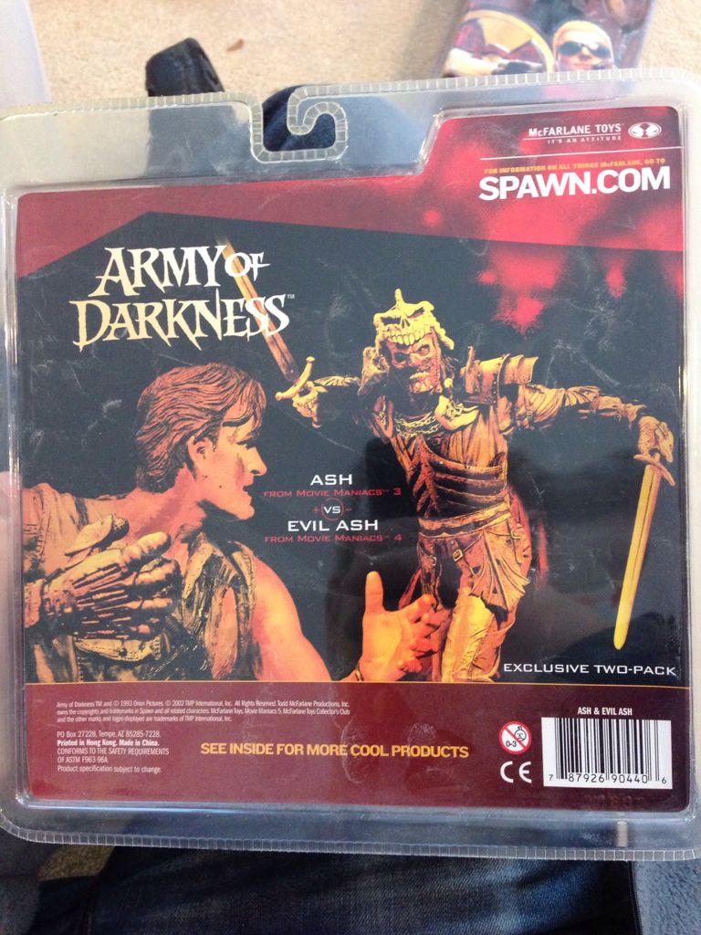 Ash Vs. Evil Ash - McFarlane Toys (Army Of Darkness) action figure collectible [Barcode 787926904406] - Main Image 2