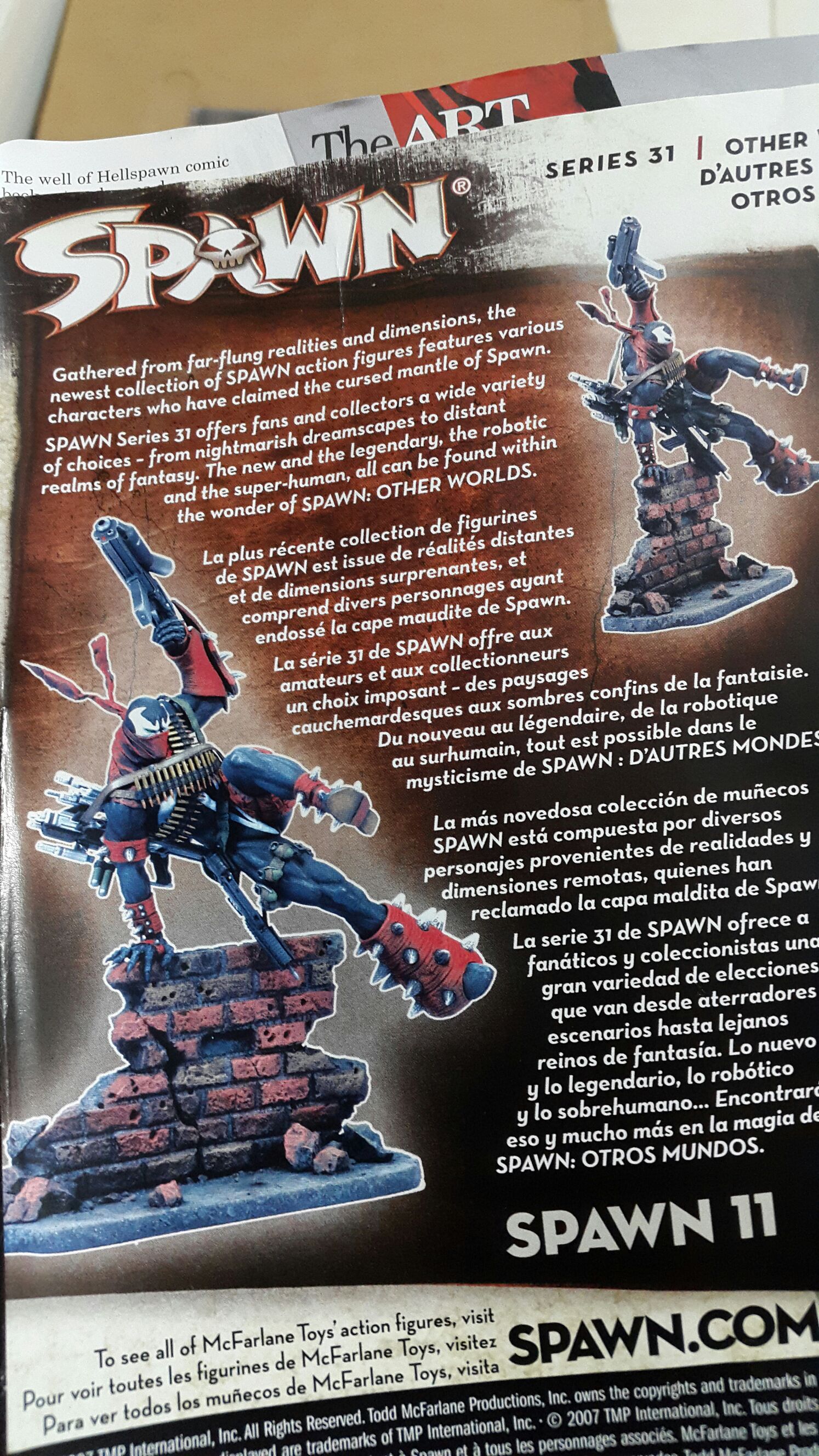 Spawn 11 - Series 31: Other Worlds - McFarlane action figure collectible [Barcode 787926115017] - Main Image 2