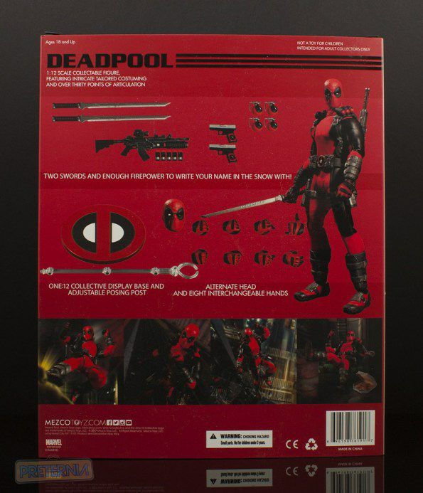 Mezco Marvel Deadpool - Mezco Toyz action figure collectible - Main Image 2