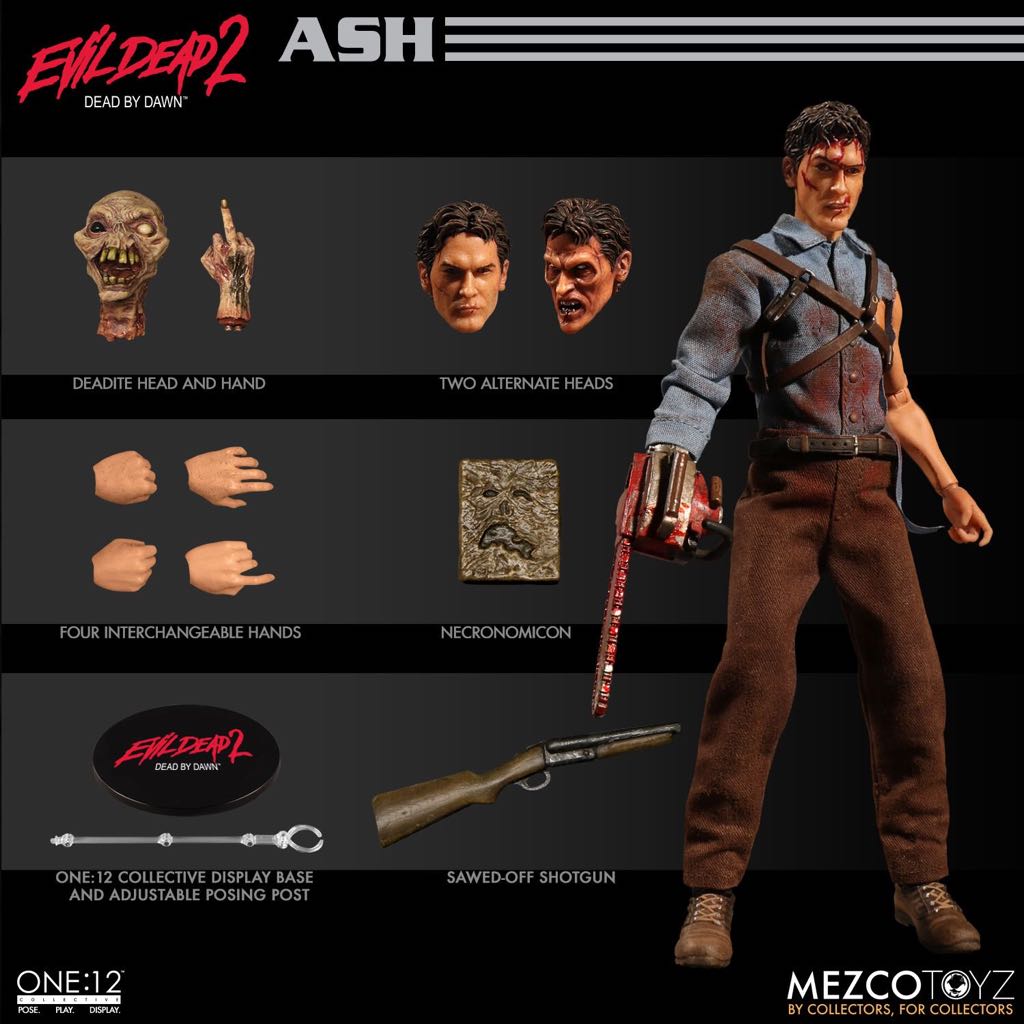 Mezco One:12 Collective Ash Williams - Mezco Toyz action figure collectible - Main Image 2
