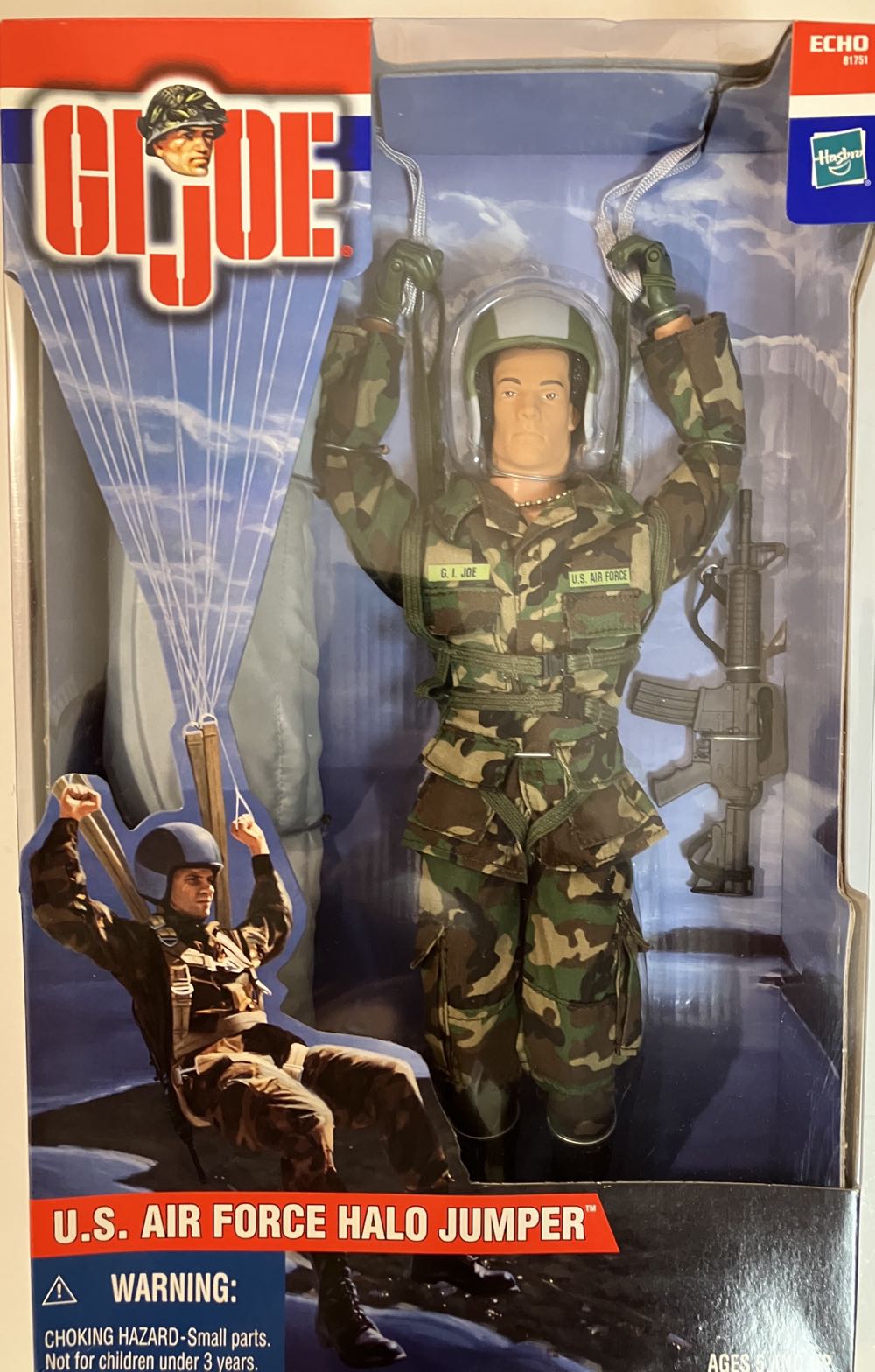 GI Joe Air Force Halo Jumper - Hasbro - G.I. Joe (Air Force) action figure collectible [Barcode 076930817513] - Main Image 4