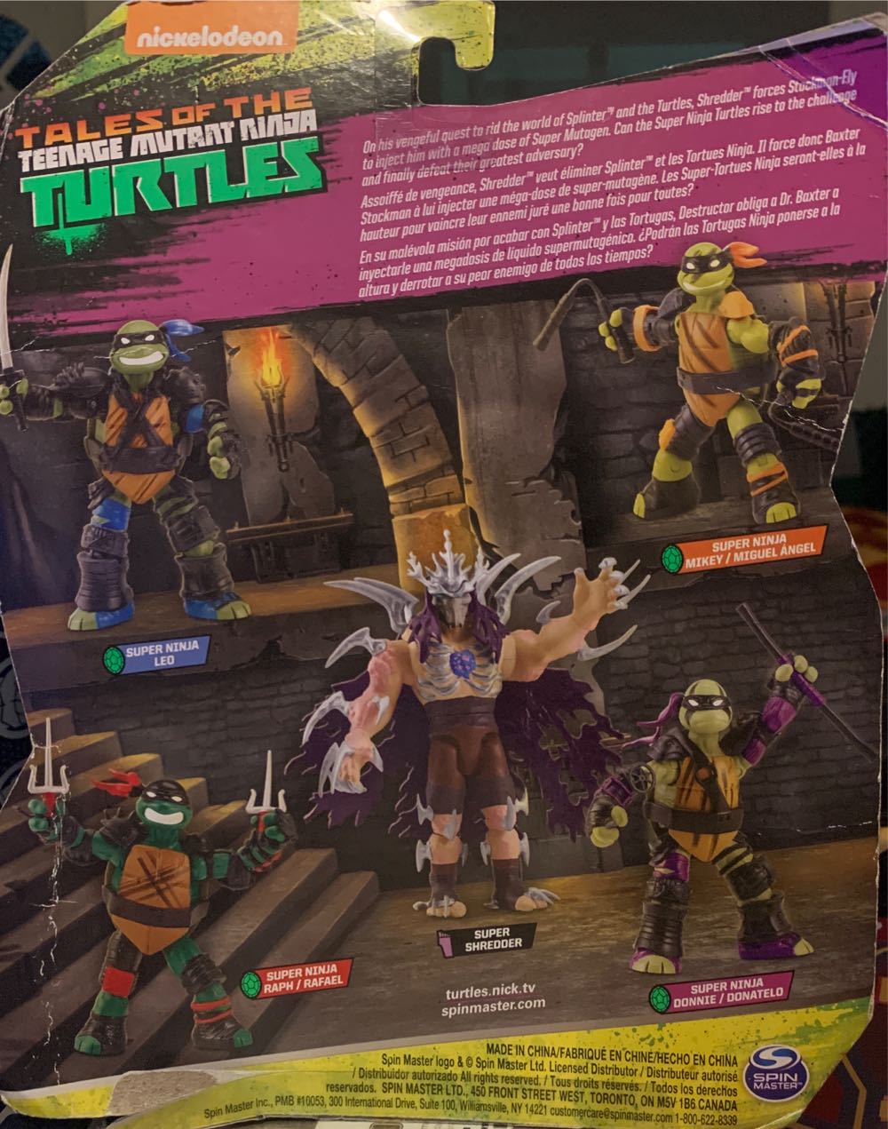 Donnie Súper Ninja (donatelo) - Spin Master (Tales of the TMNT) action figure collectible [Barcode 778988014752] - Main Image 2