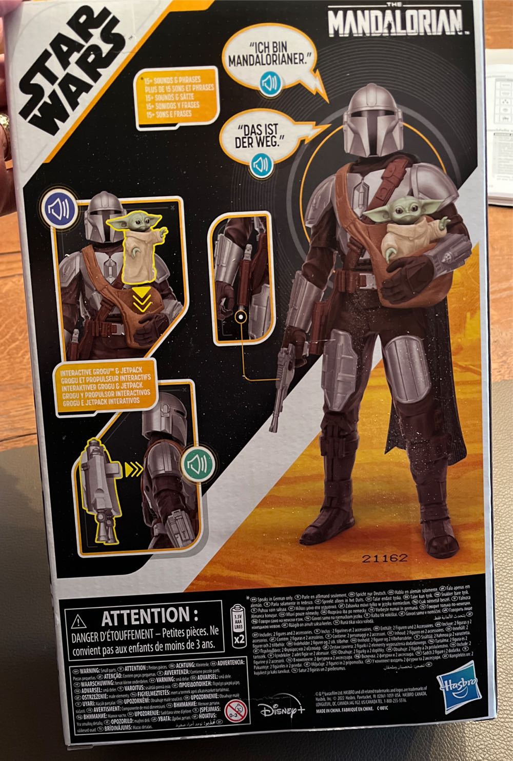 Hasbro Star Wars Galactic Action The Mandalorian & Grogu Interactive Electron... - Hasbro (Star Wars Mandalorian) action figure collectible [Barcode 5010994175238] - Main Image 3
