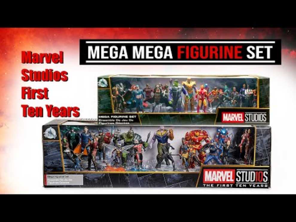 Marvel Studios The First Ten Years Mega Figurine Set NEW Rare Disney Avengers - Marvel Studios action figure collectible [Barcode 461079188455] - Main Image 3