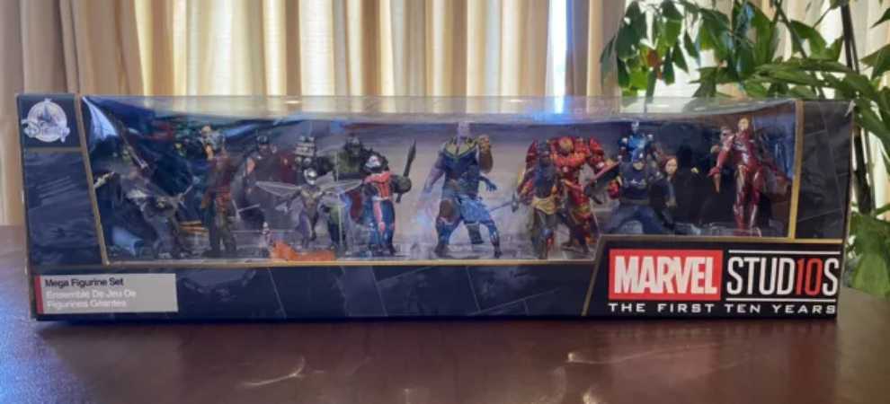 Marvel Studios The First Ten Years Mega Figurine Set NEW Rare Disney Avengers - Marvel Studios action figure collectible [Barcode 461079188455] - Main Image 4
