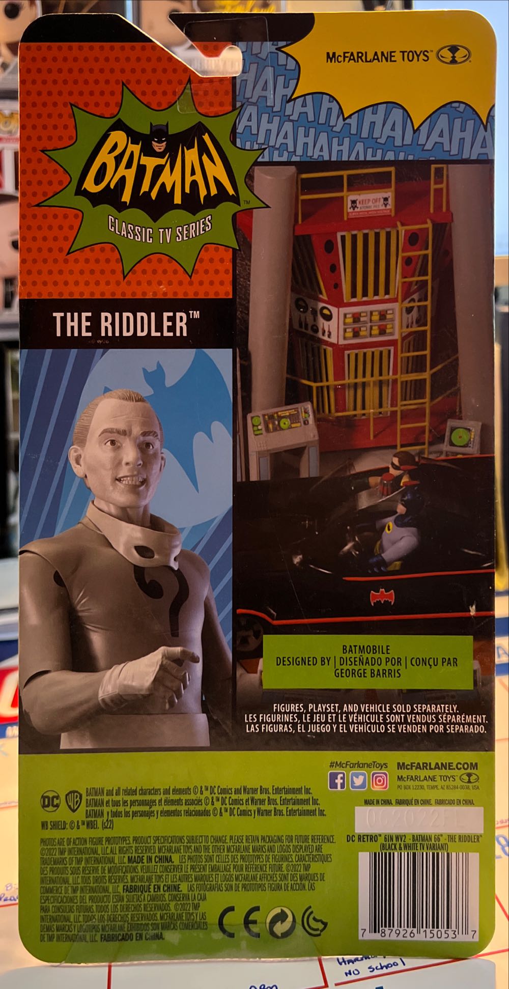 The Riddler - McFarlane Toys / DC Multiverse (DC) action figure collectible [Barcode 787926150537] - Main Image 3