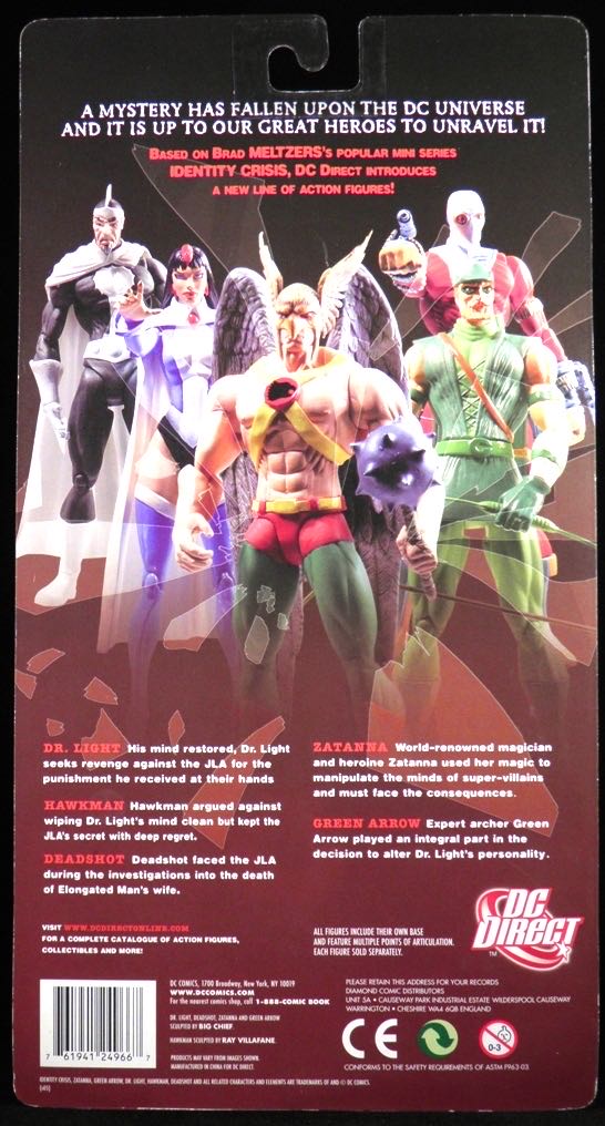 DC Direct (2006) (107x03) Zatanna - DC Direct (Identity Crisis) action figure collectible - Main Image 4