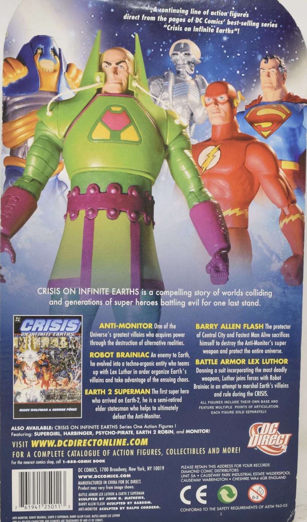 DC Direct (2006) (118x01) Robot Brainiac - DC Direct (Crisis On Infinite Earths Series 2) action figure collectible - Main Image 4