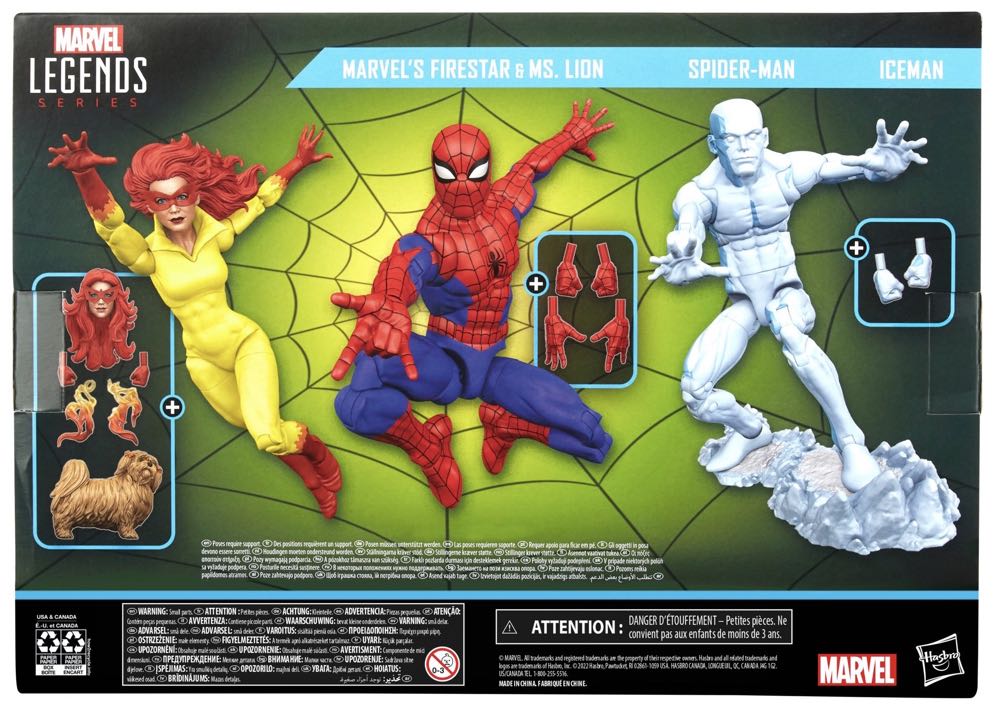 Firestar / Spider-Man / Iceman - Hasbro (Hasbro Pulse Exclusive) action figure collectible - Main Image 2
