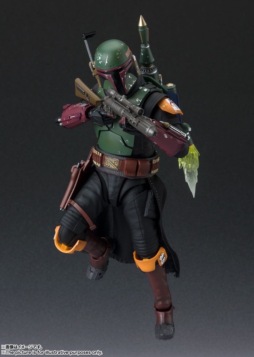 Boba Fett (Star Wars: the Book of Boba Fett) - Bandai/Tamashii Nations (Star Wars: The Book Of Boba Fett) action figure collectible [Barcode 4573102641717] - Main Image 4