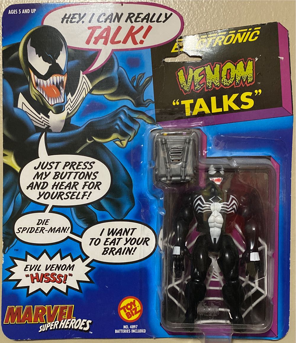 Venom Talks - Toybiz Marvel action figure collectible - Main Image 1
