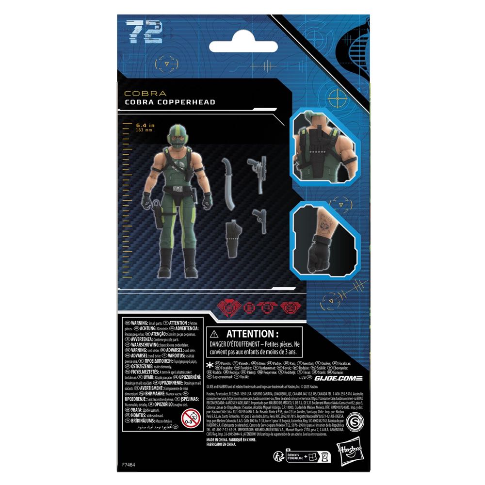 #72 Copperhead - Hasbro (GI Joes Classified Series - Cobra) action figure collectible - Main Image 2