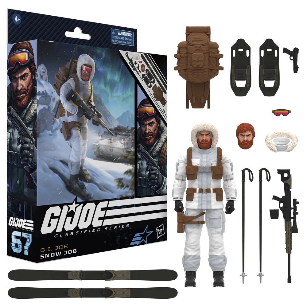 #67 Snow Job - Hasbro (GI Joes Classified - Joes) action figure collectible - Main Image 3